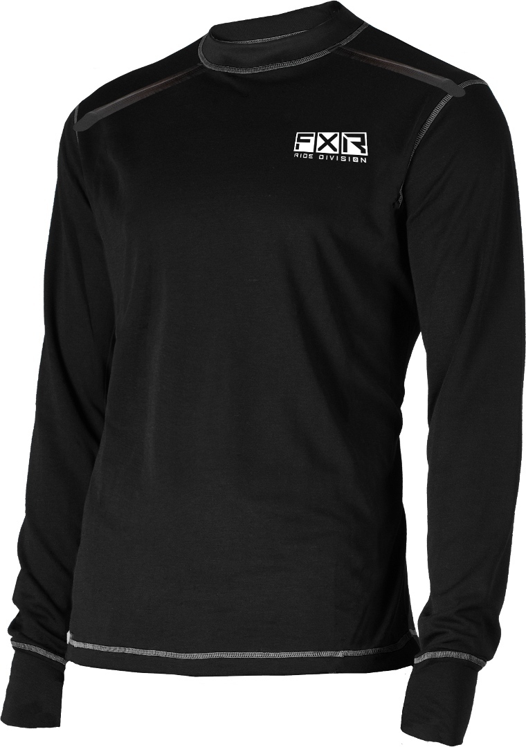 FXR Tenacious Merino Longsleeve Functional Shirt, black, Size S, black, Size S