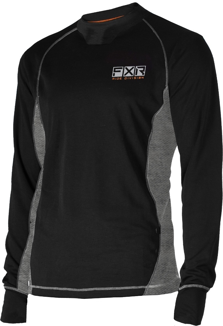 FXR Endeavor Functional Longsleeve Shirt, black-grey, Size M, black-grey, Size M