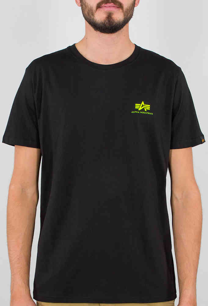Alpha Industries Basic Small Logo Neon Футболка