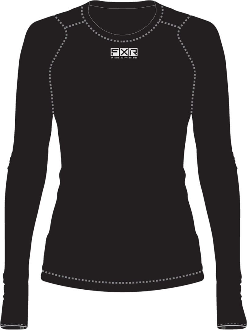 FXR Atmosphere Ladies Longsleeve Functional Shirt, black, Size S for Women, black, Size S for Women