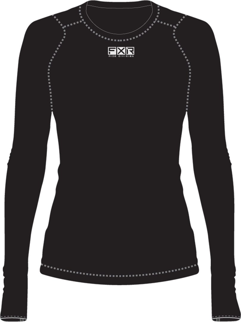 FXR Atmosphere Damen Langarm Funktionsshirt, schwarz, Größe S, schwarz, Größe S