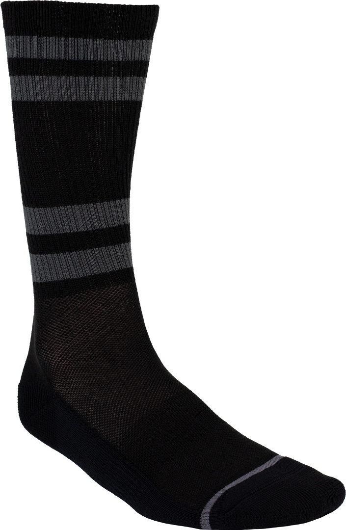 FXR Turbo Athletic Socks - 1 Pair, black-grey, Size S M, black-grey, Size S M