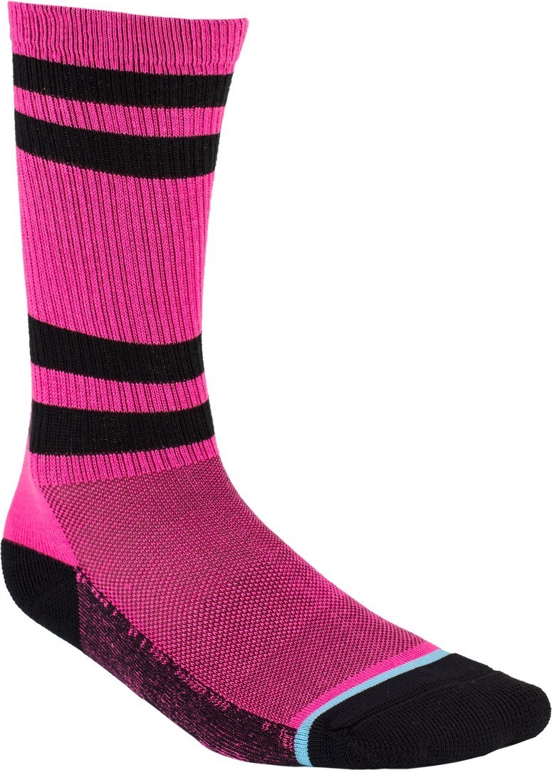 FXR Turbo Athletic Socks - 1 Pair, pink-blue, Size S M, pink-blue, Size S M
