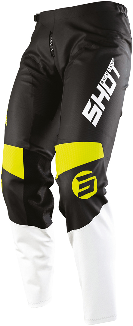 Shot Devo Storm Kids Motocross Pants, black-yellow, Size 6/7, black-yellow, Size 6/7