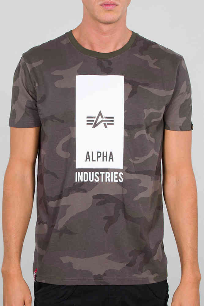 Alpha Industries Block Logo Camo 티셔츠