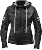 {PreviewImageFor} Rusty Stitches Joyce Hooded Dames Motorcycle Leather Jacket
