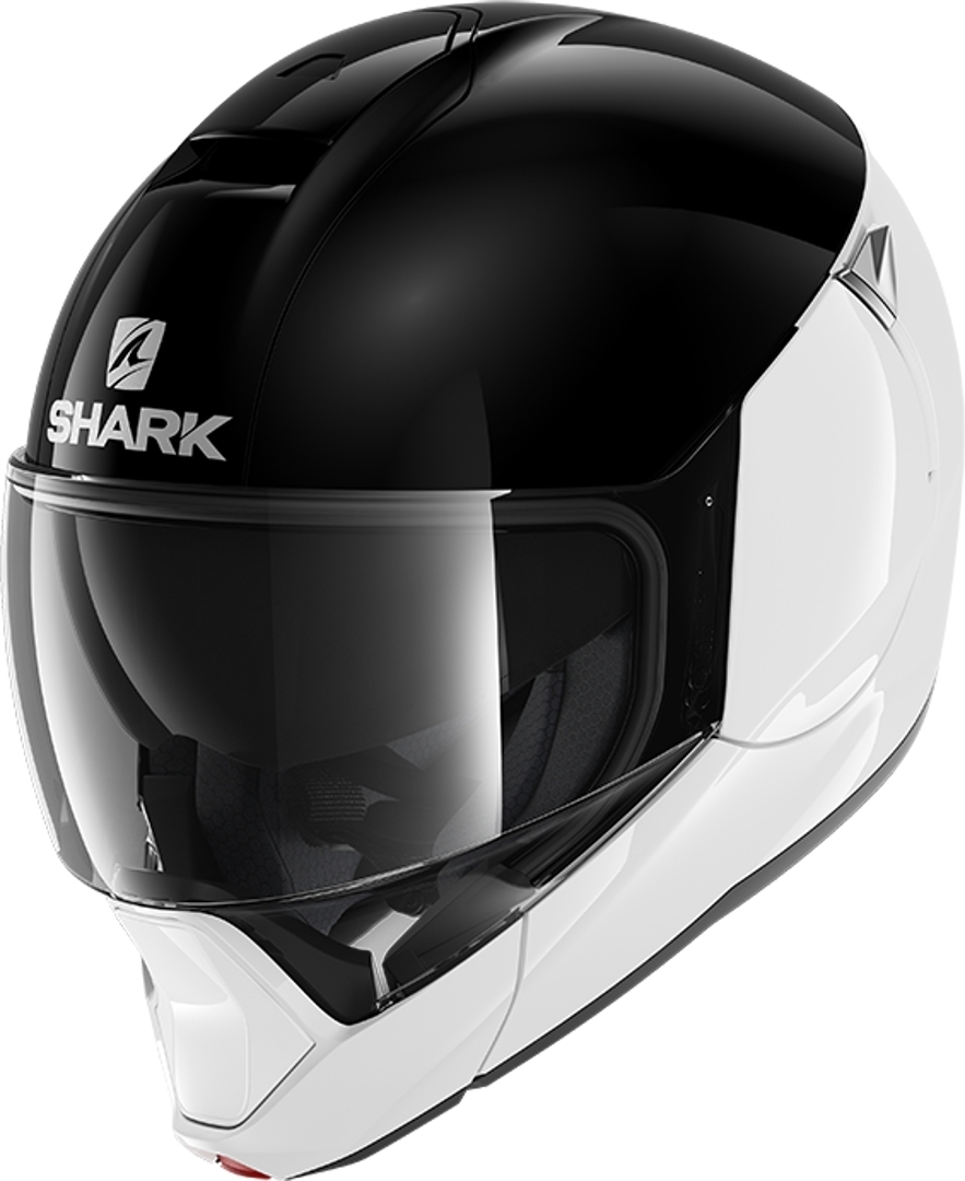 Shark Evojet Blank Dual Helmet, black-white, Size S, black-white, Size S