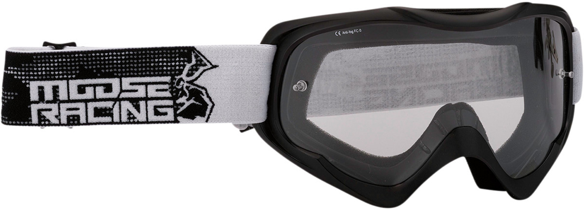 Moose Racing Qualifier Agroid Motocross Goggles, black-grey, black-grey, Size One Size