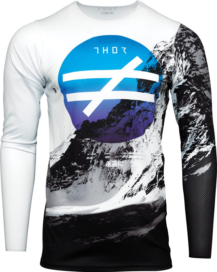 Thor Prime Pro Mesmer Motocross Jersey, white, Size 2XL, white, Size 2XL