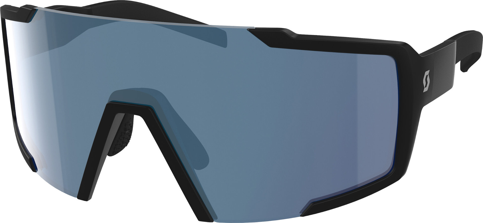 Scott Shield Sunglasses, black, black, Size One Size