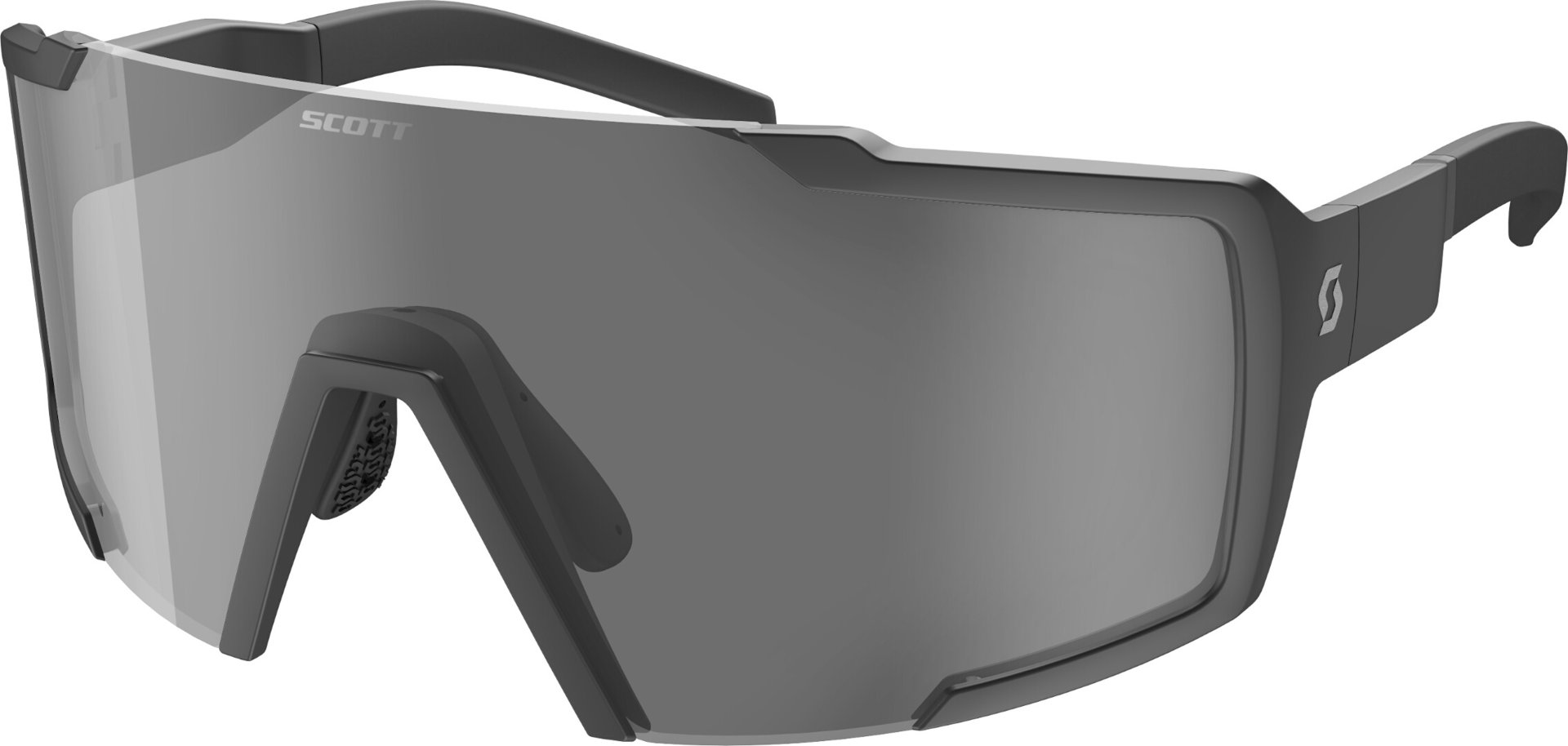 Scott Shield Sunglasses, black, black, Size One Size