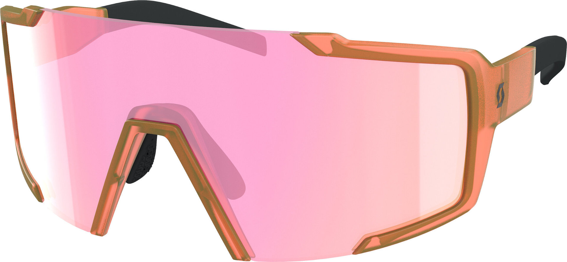 Scott Shield Sunglasses, orange, orange, Size One Size