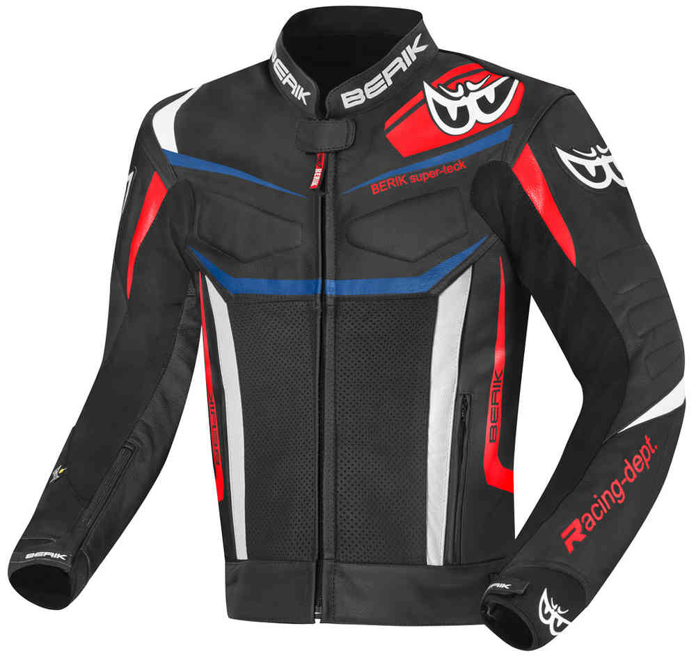 Berik Zacura EVO Chaqueta de cuero de la motocicleta