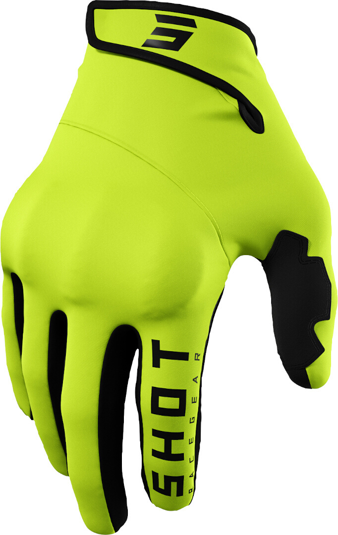 Shot Trainer CE 2.0 Motocross Gloves, yellow, Size M L, yellow, Size M L