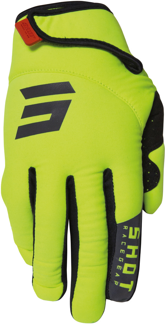 Shot Trainer 2.0 Motocross Gloves, yellow, Size M L, yellow, Size M L