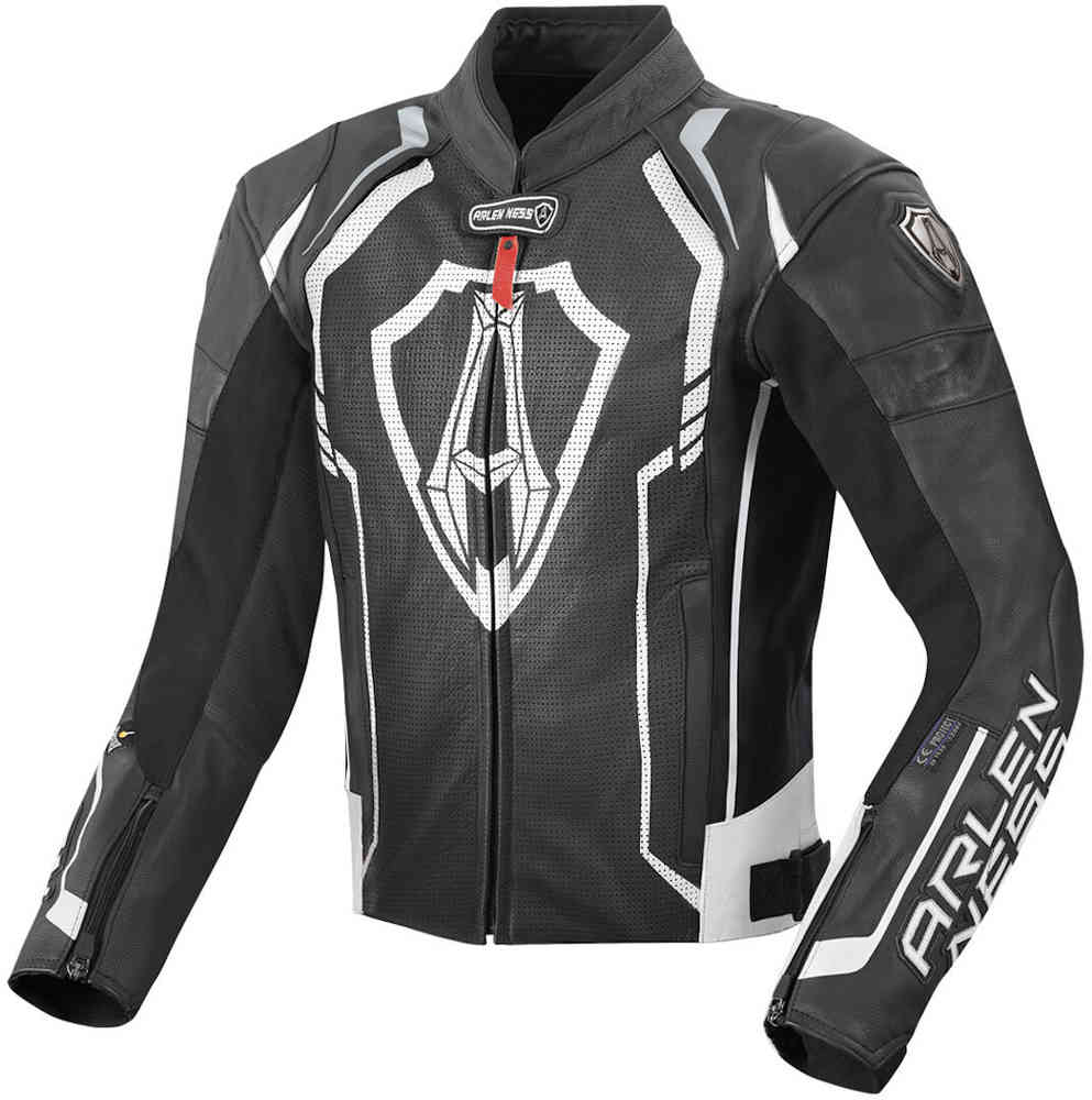Arlen Ness Track Motorcycle Leather Jacket