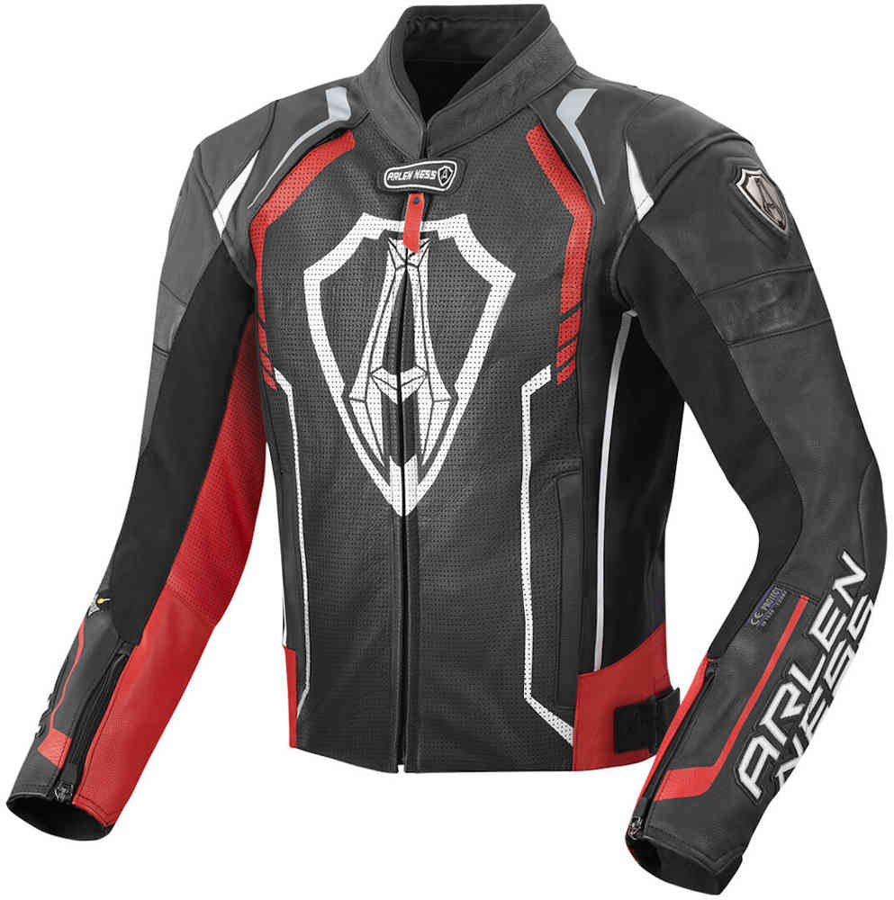 Arlen Ness Track Motorrad Lederjacke