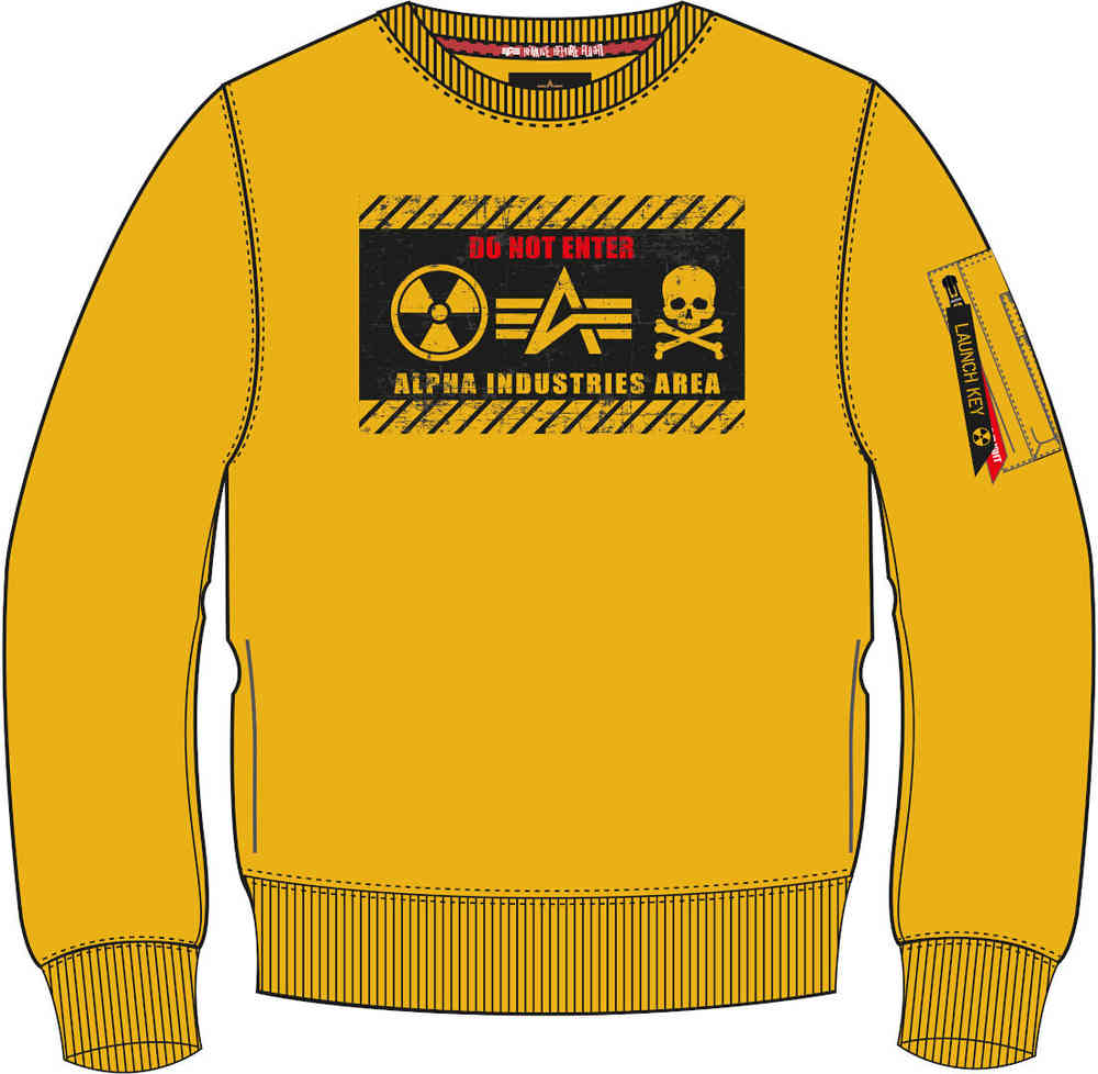 Radioactive Sudadera Para hombre alpha industries