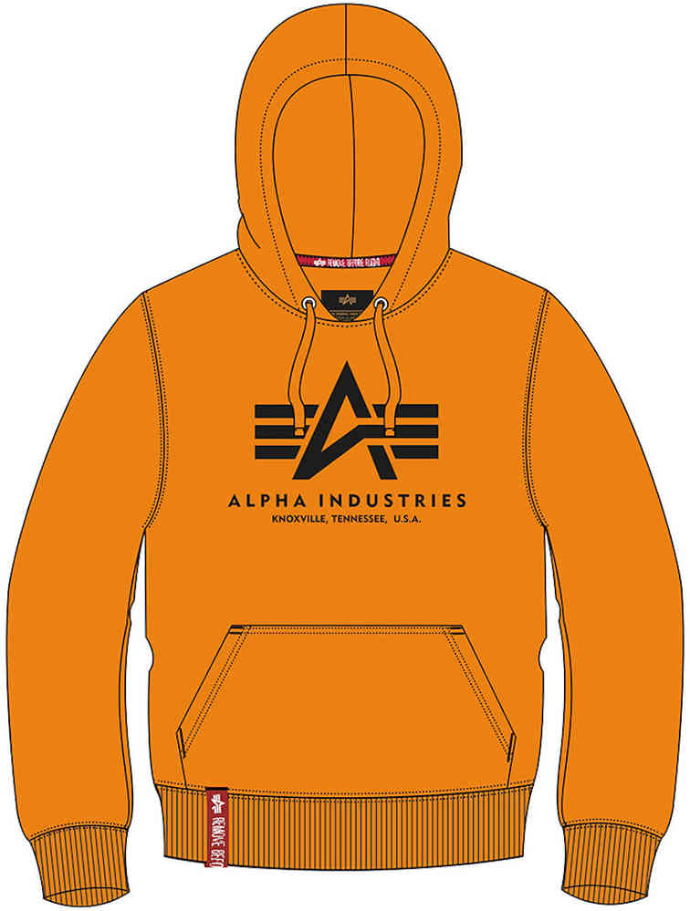 Alpha industries orange hoodie new arrivals