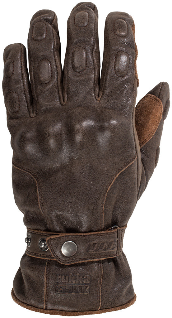 Rukka Minot Leather Motorcycle Gloves, brown, Size S, brown, Size S