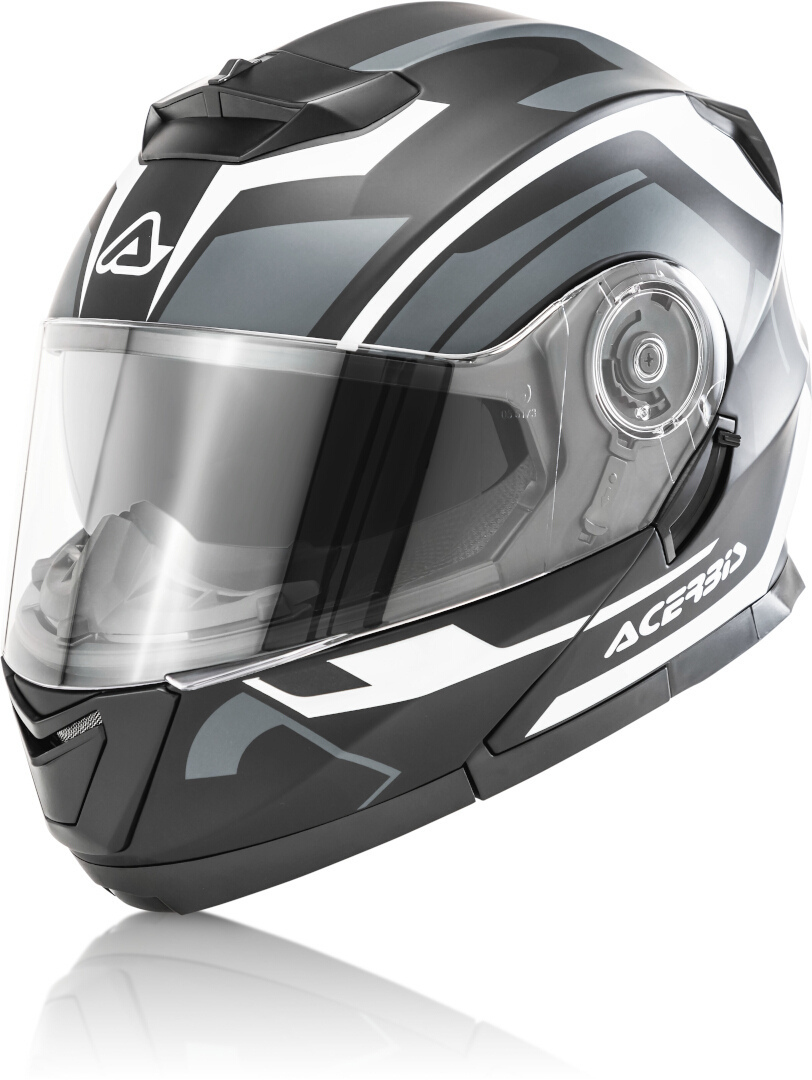 Acerbis Serel Graphics Helmet, black-grey, Size L, black-grey, Size L