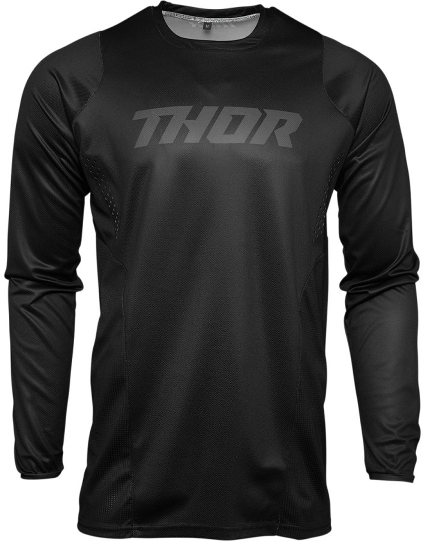 Thor Pulse Blackout Motocross Jersey, Size M, black, Size M