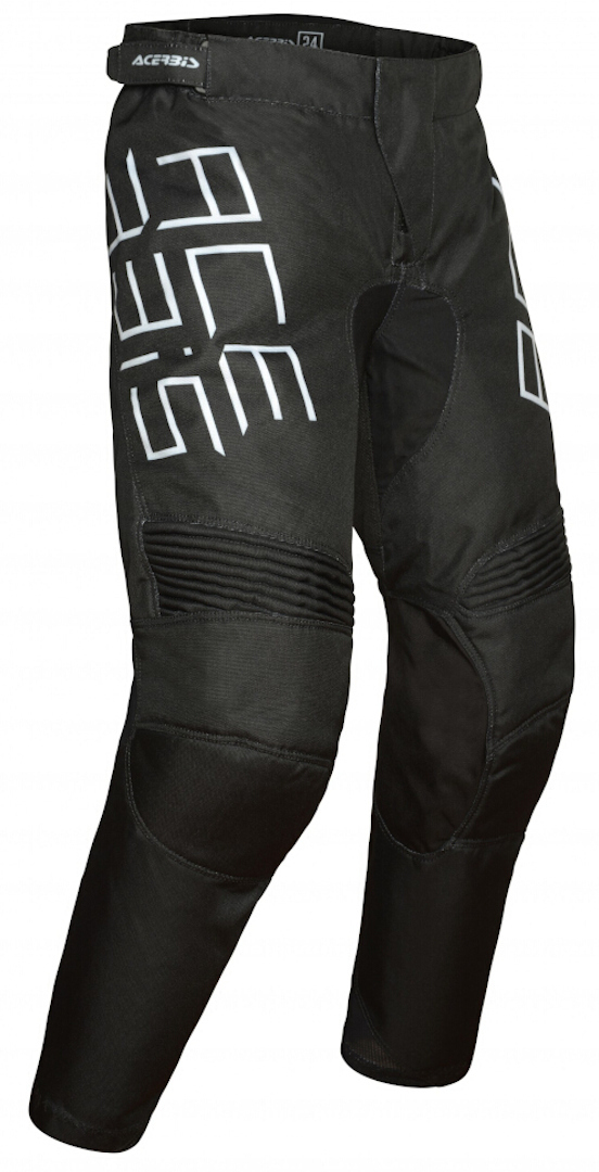 Side view of Acerbis MX Track Kids Motocross Pants, black, Size XS
