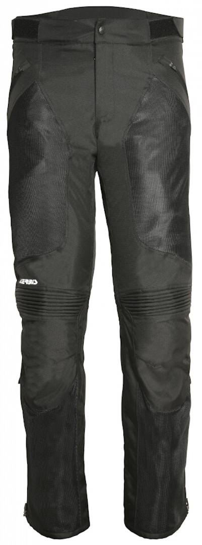Acerbis Ramsey Vented Motorcycle Textile Pants, black, Size S, black, Size S