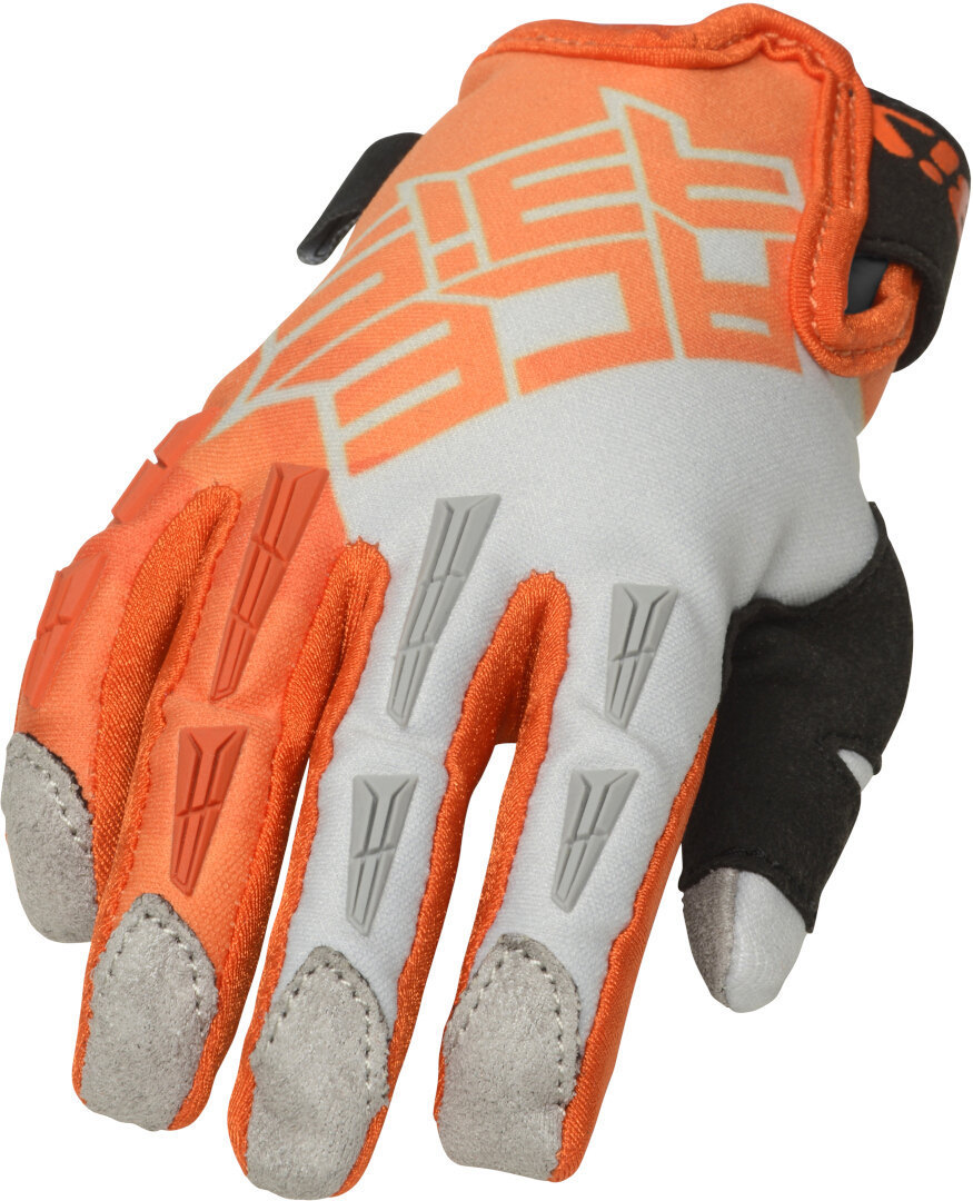 Image of Acerbis CE MX X-K Guanti per bambini per moto, grigio-arancione, dimensione XL