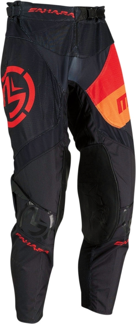 Moose Racing Sahara Racewear Motocross Pants, black-orange, Size 30, black-orange, Size 30