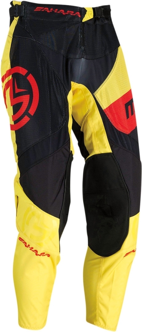 Moose Racing Sahara Racewear Motocross Pants, black-yellow, Size 28, black-yellow, Size 28