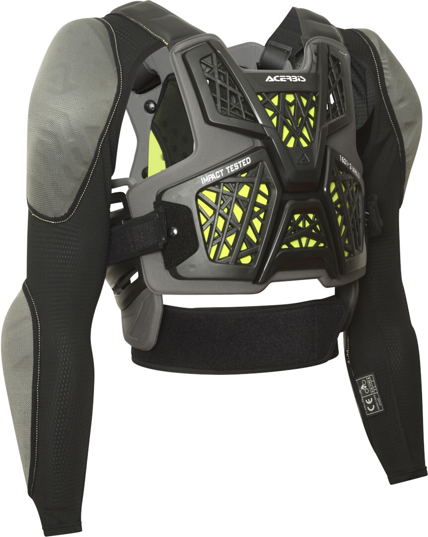 Image of Acerbis Specktrum Lev2 Armatura, nero-giallo, dimensione L XL