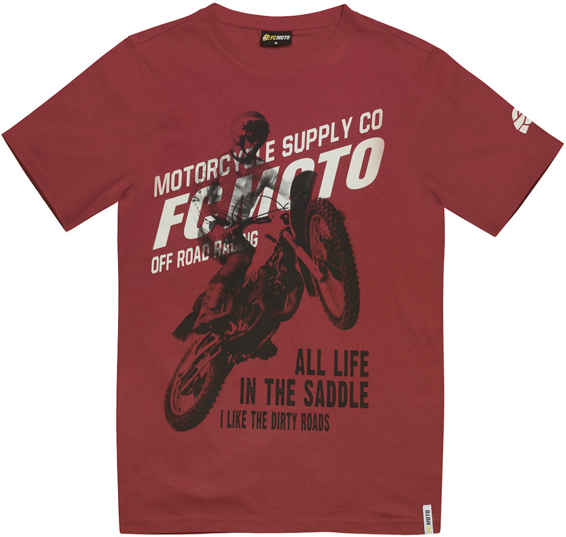FC-Moto Team-FCM T-shirt, rød, størrelse M