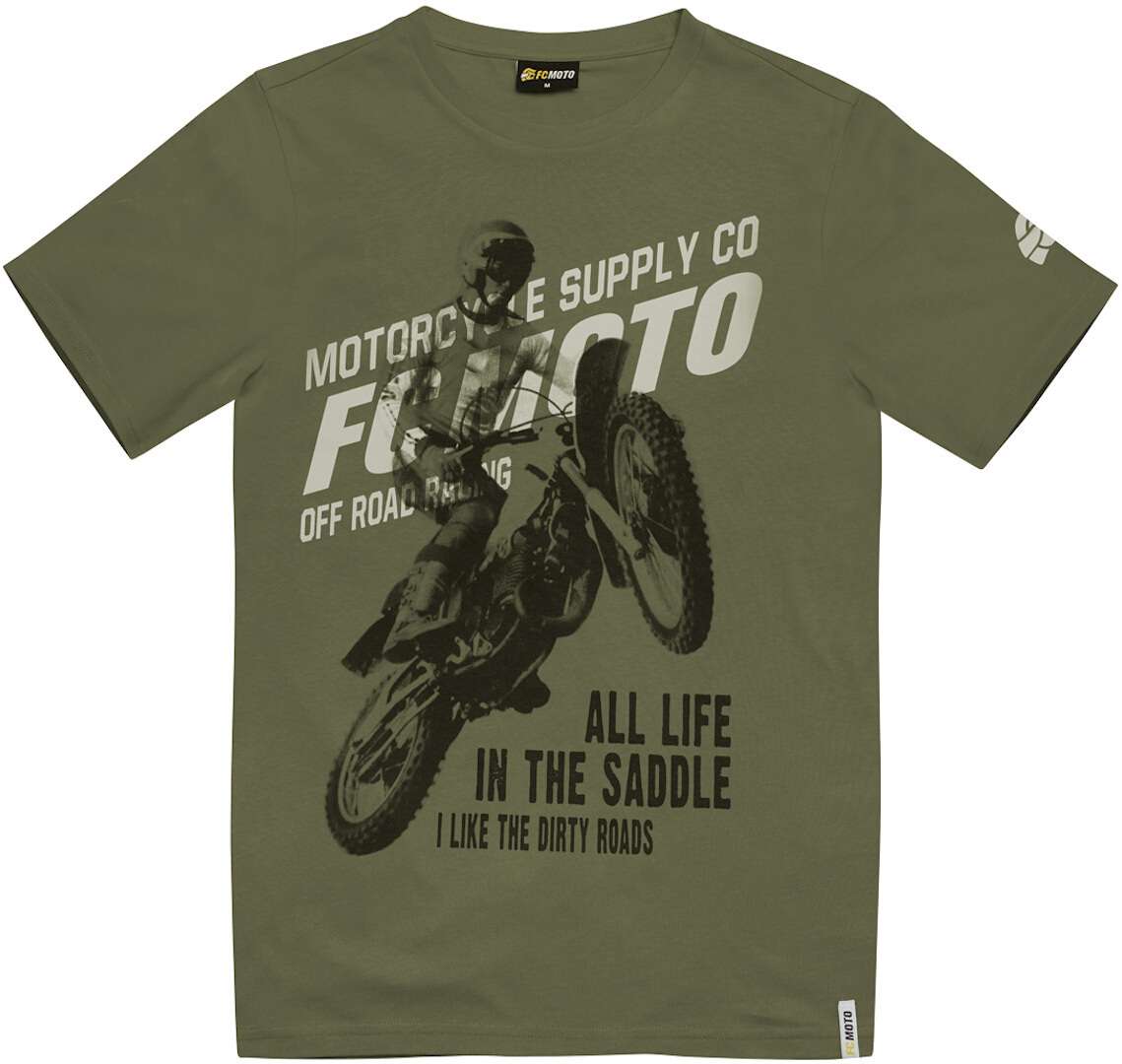 FC-Moto Team-FCM T-shirt, groen, afmeting M