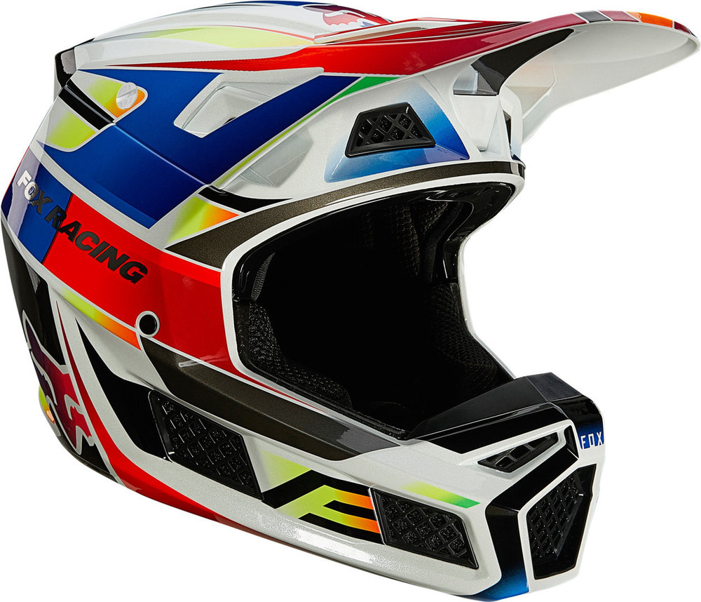 FOX V3 RS PGMNT Motocross Helmet