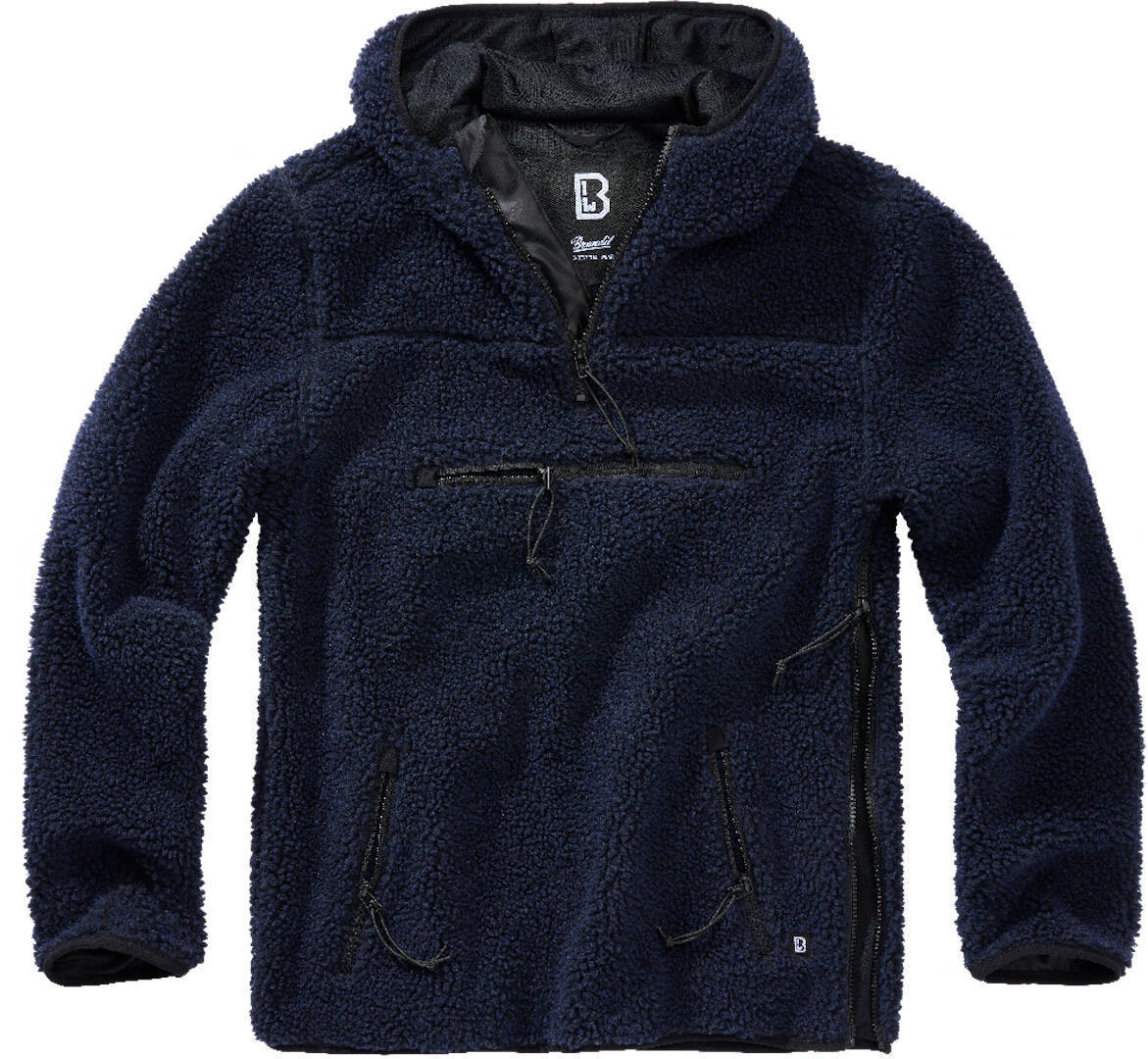 Brandit Teddyfleece Worker Pullover, blue, Size S, blue, Size S