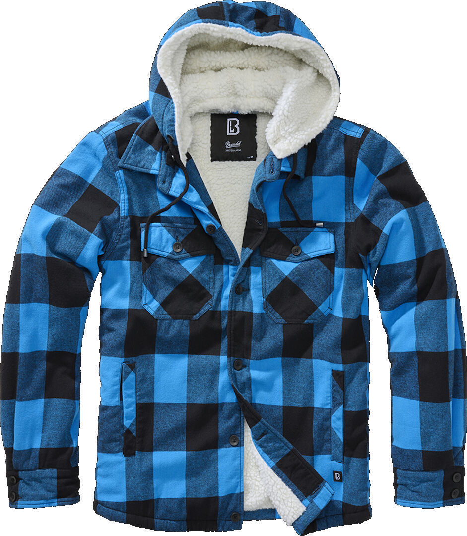 Brandit Lumber Jacket, black-blue, Size S, black-blue, Size S