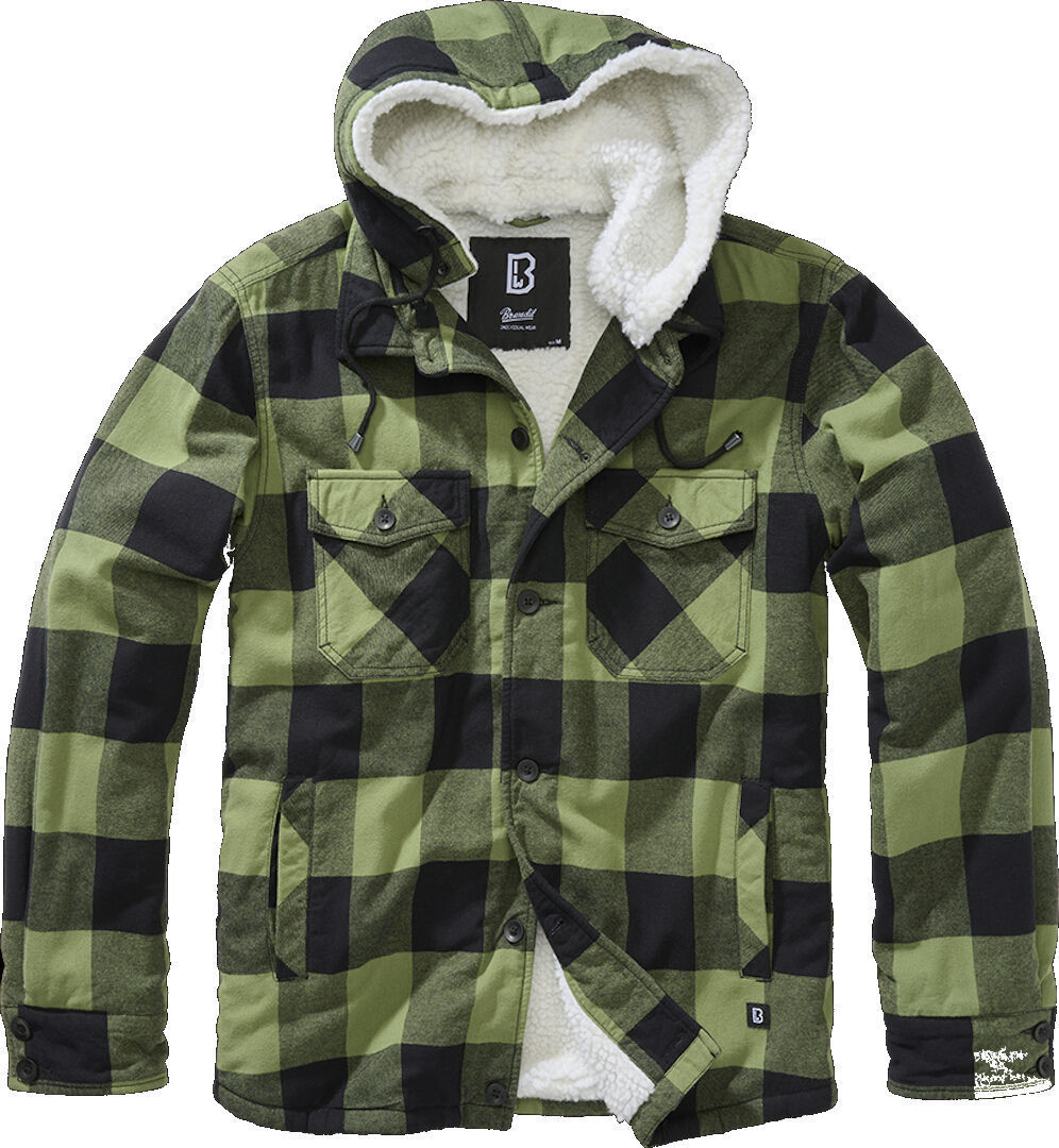 Brandit Lumber Jacket, black-green, Size S, black-green, Size S