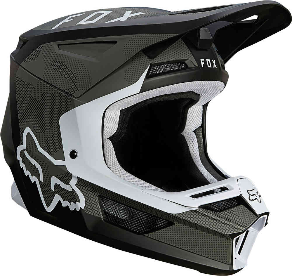 FOX V2 Speyer 摩托車交叉頭盔。