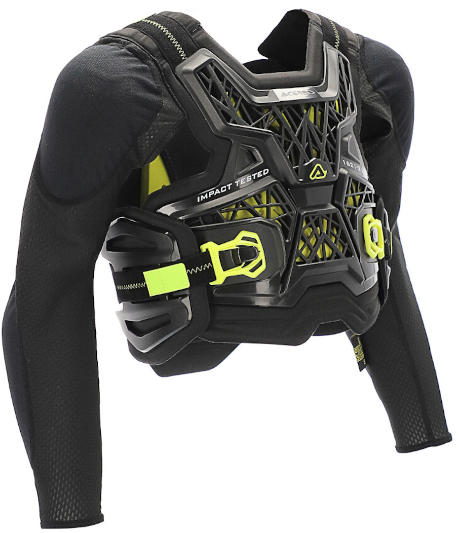 Side view of Acerbis Specktrum Kids Protector Jacket, black, Size S M