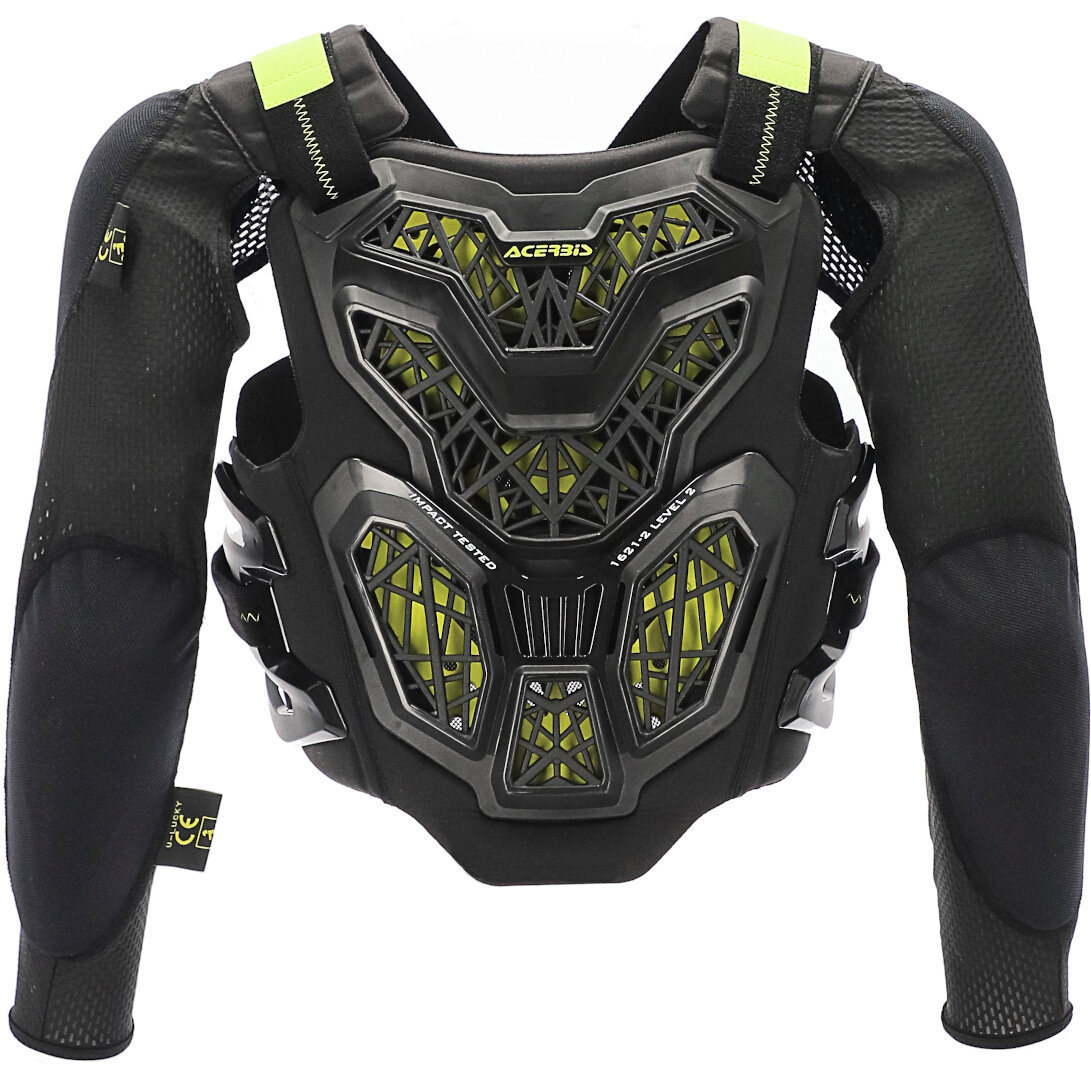 Side view of Acerbis Specktrum Kids Protector Jacket, black, Size S M