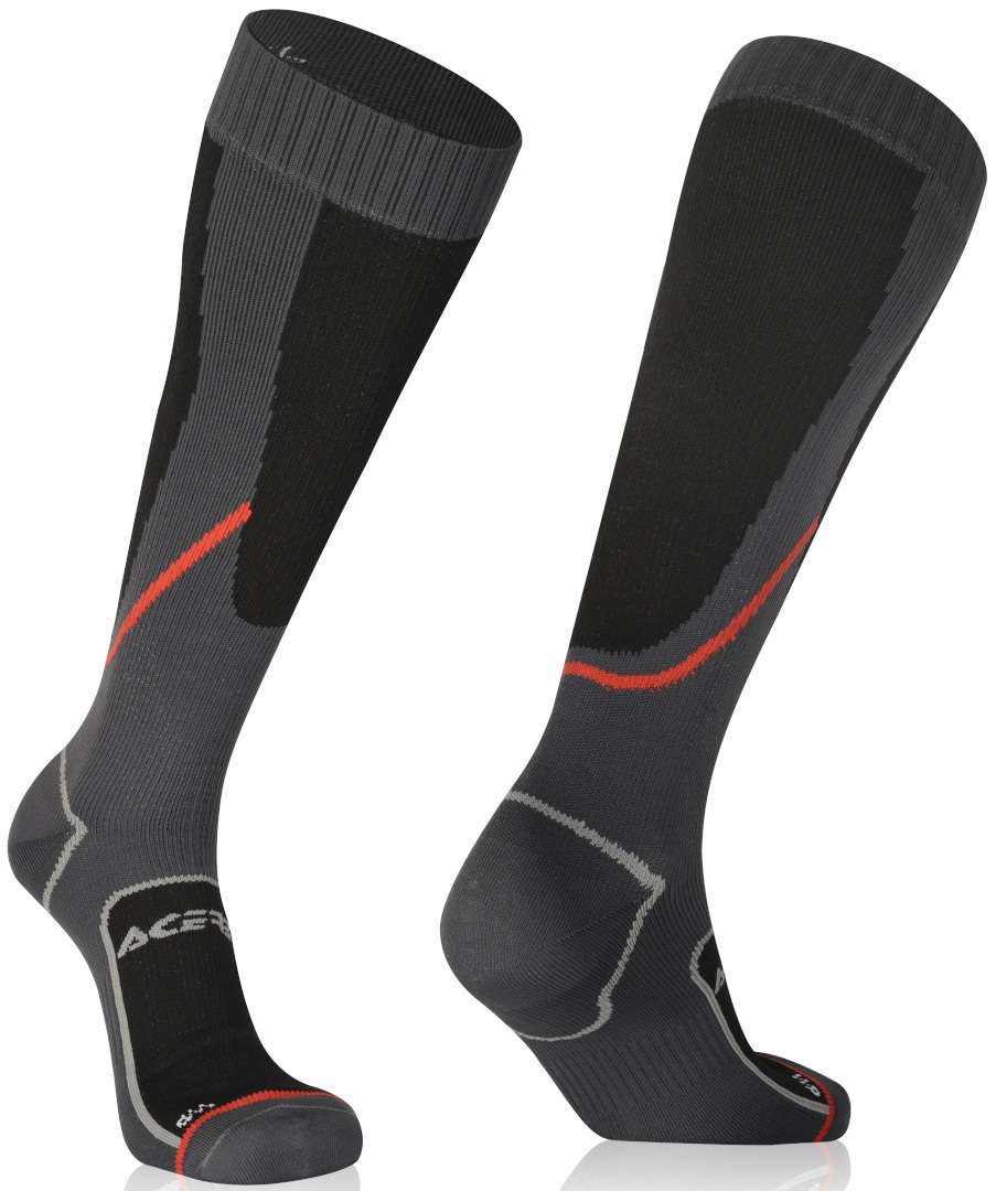 Acerbis No-Wet Socks, black-grey, Size S M, black-grey, Size S M