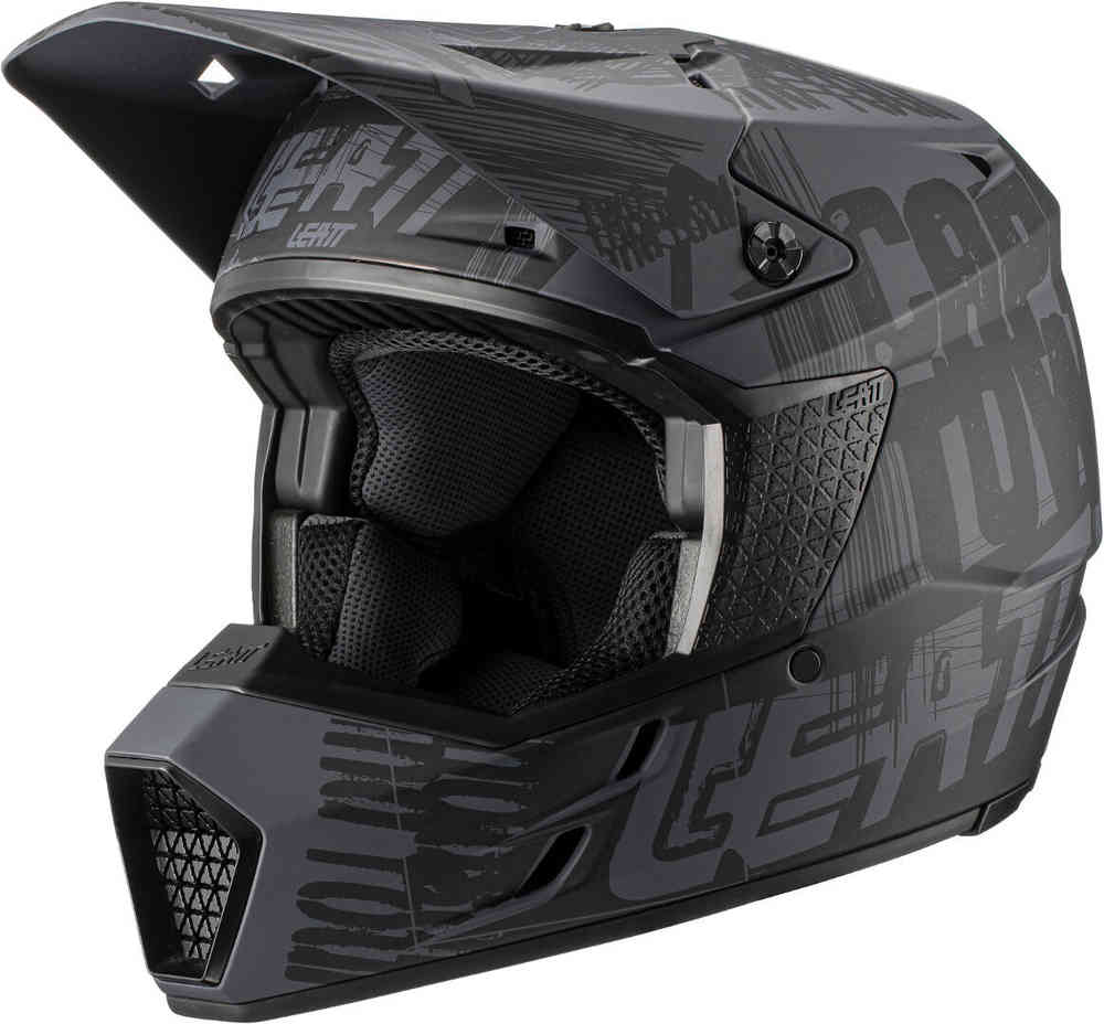 Leatt Moto 3.5 V21.1 Ghost 摩托車交叉頭盔。