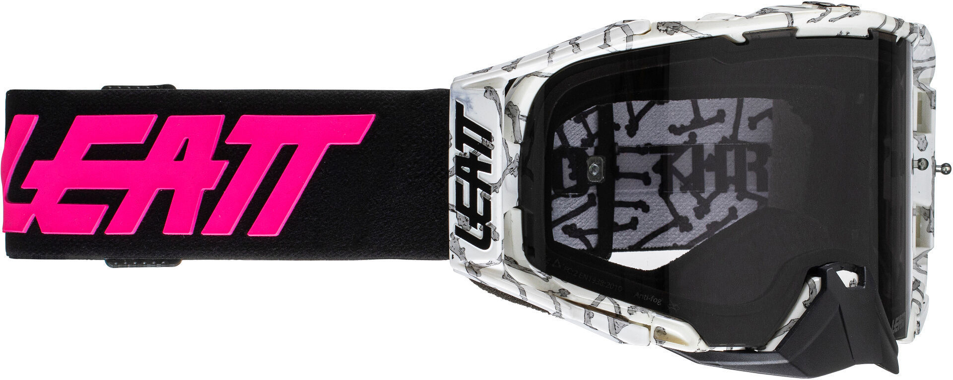 Leatt Velocity 6.5 Bones Motocross Goggles, black, black, Size One Size