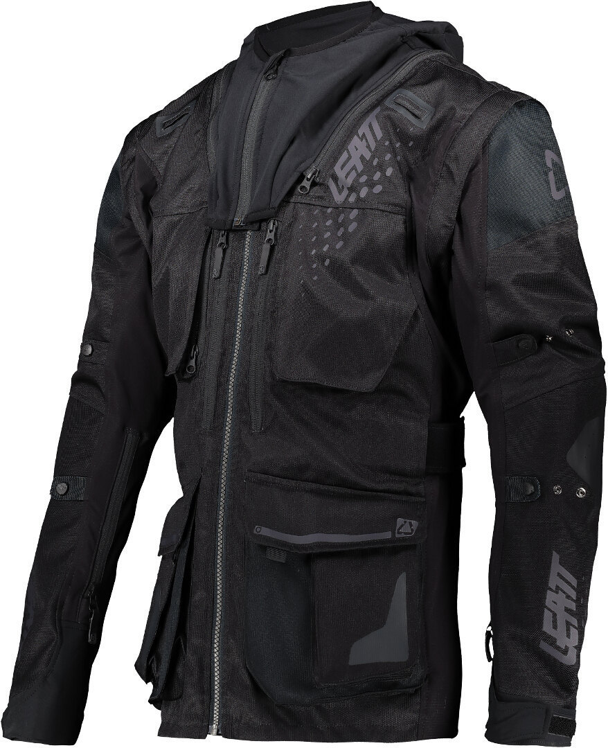 Leatt Moto 5.5 Enduro Motocross Jacket, black, Size S, black, Size S