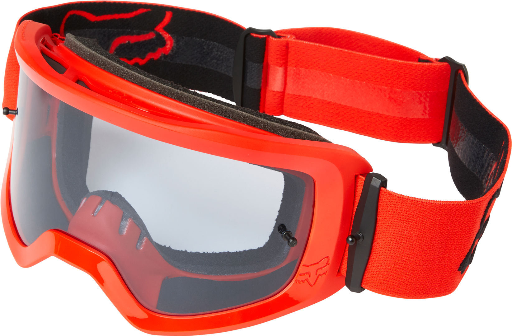 FOX Main Stray Lunettes Motocross, noir-rouge
