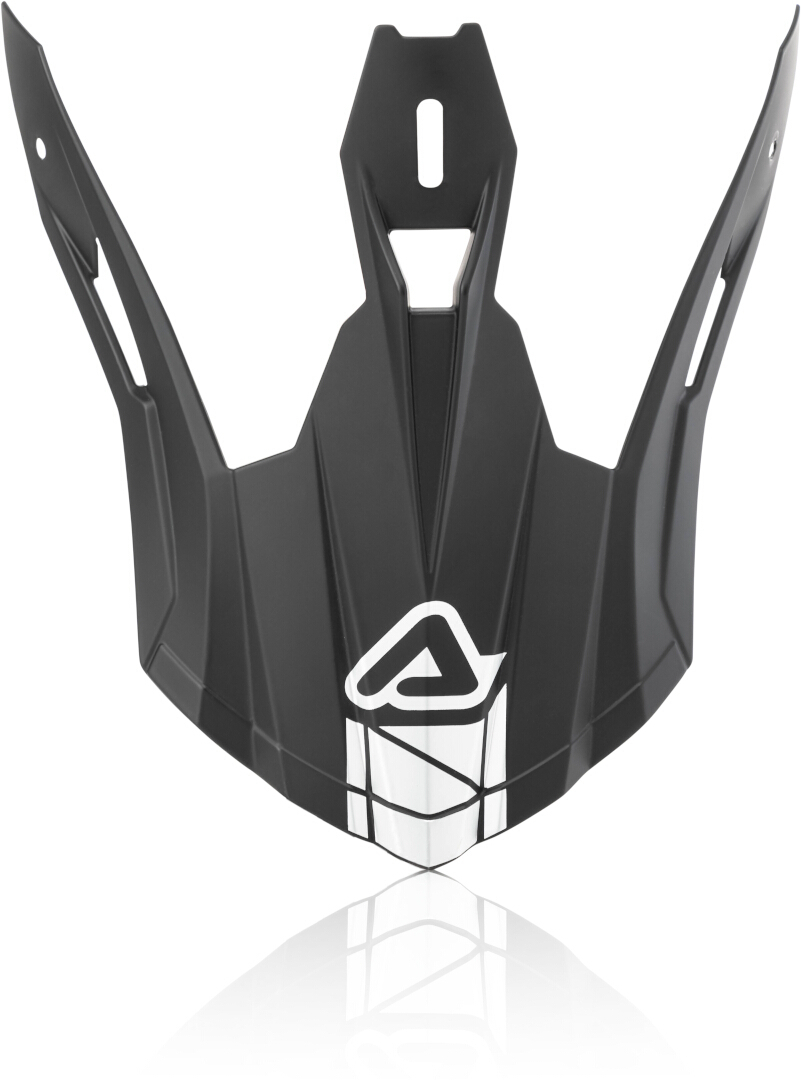 Image of Acerbis Steel Carbon/X-Pro VTR Picco del casco, nero-argento