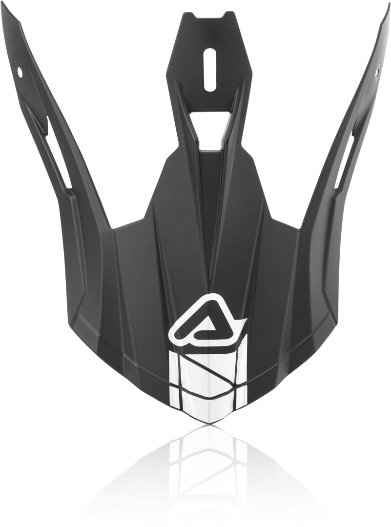 Acerbis Steel Carbon/X-Pro VTR Helmet Peak, black-silver, black-silver, Size One Size