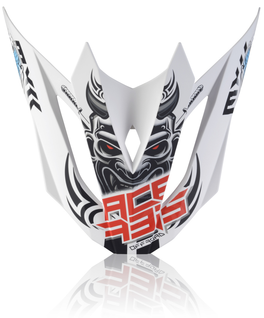 Acerbis Profile 4 Helm Piek, wit-rood