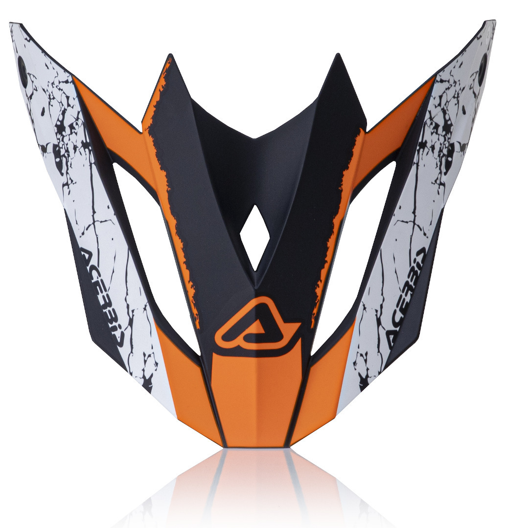 Image of Acerbis Profile 4 Picco del casco, nero-bianco-arancione